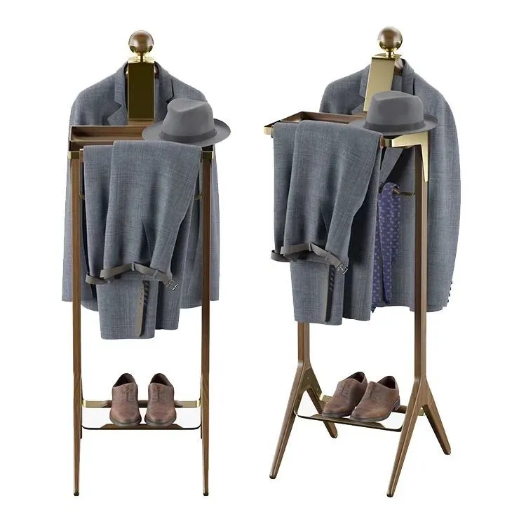 Hotellitarbed, puidust riidepuu alus